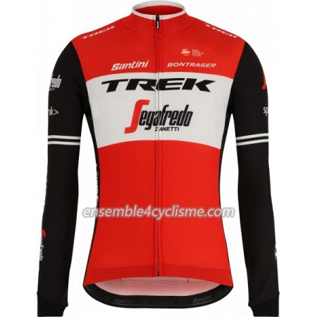 Maillot Cyclisme 2019 Trek-Segafredo Manches Longues N001